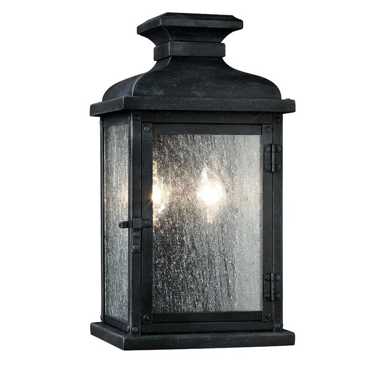 Pediment Two-Light Outdoor Wall Lantern - Frankwebs