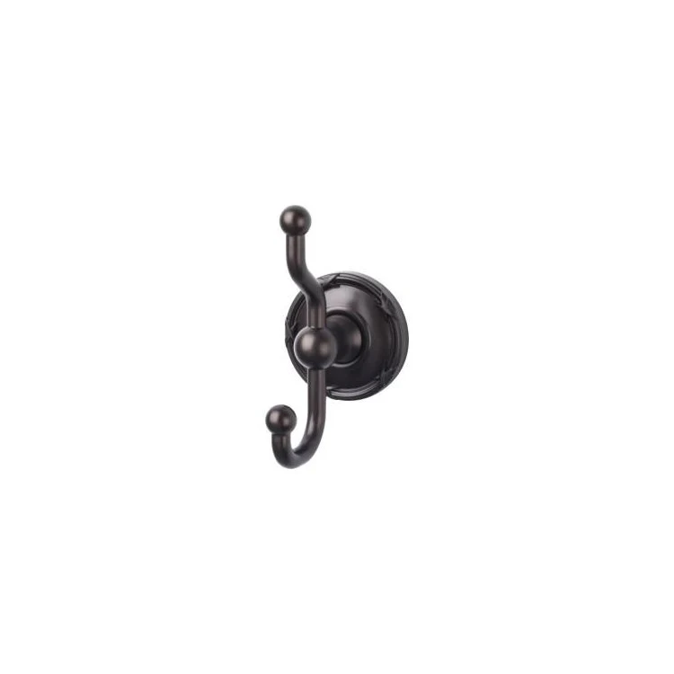 Robe Hook Edwardian Bath Ribbon Backplate Brushed Satin Nickel 5 Inch 3-1/4 Inch Wall Mount Zinc Alloy - Frankwebs