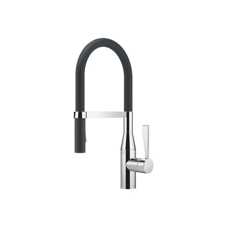 Kitchen Faucet SYNC Profi Deck Mount Mixer 1 Lever ADA Chrome Swivel 360DEG 1 Hole 1.5 Gallons per Minute - Frankwebs