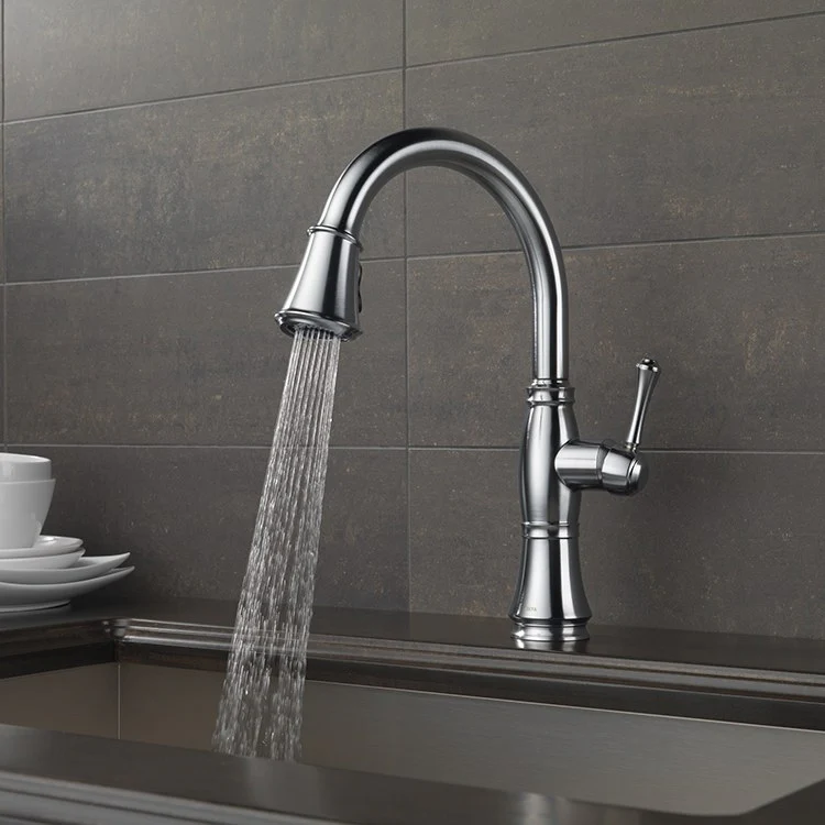 Cassidy Single Handle Pull Down Kitchen Faucet - Frankwebs