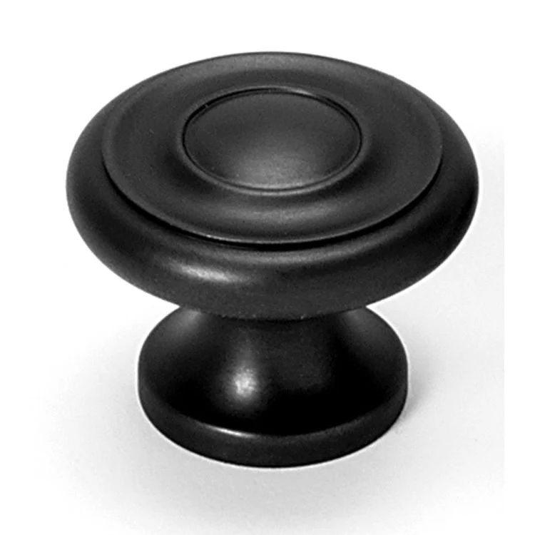 Knob II Collection Round Unlacquered Brass Brass 1 Inch 7/8 Inch 11/16 Inch - Frankwebs