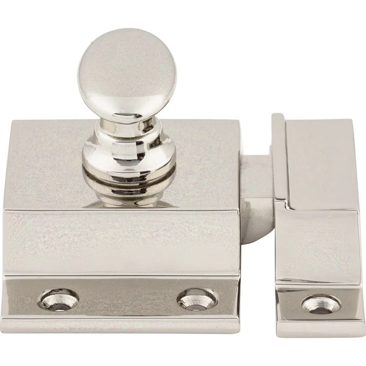 Door Latch Additions Cabinet Polished Nickel 2 x 2 x 1/2 Inch Zinc Alloy - Frankwebs