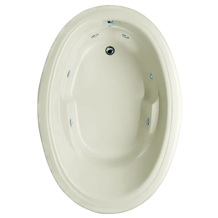 Whirlpool Tub Studio Collection Studio 60 x 42 x 20 Inch Drop-In End Drain White Oval - Frankwebs