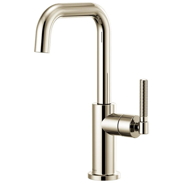 Litze Single Handle Bar Faucet with Square Spout/Knurled Handle - Frankwebs