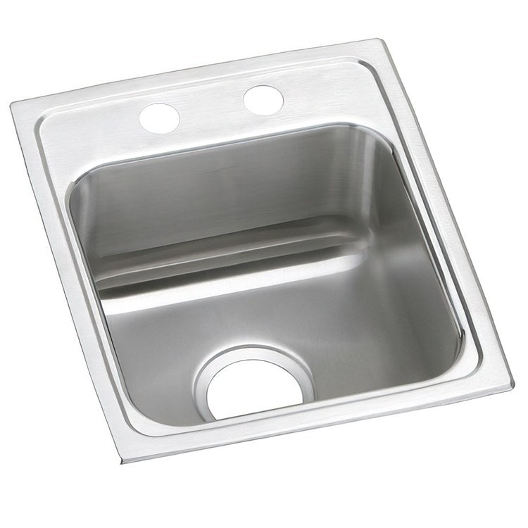 Kitchen Sink 13 x 16 Inch Single Bowl MR2 Hole ADA Copper Drop-In Square Drain Location Center Depth 5 Inch Bottom Only Pads - Frankwebs