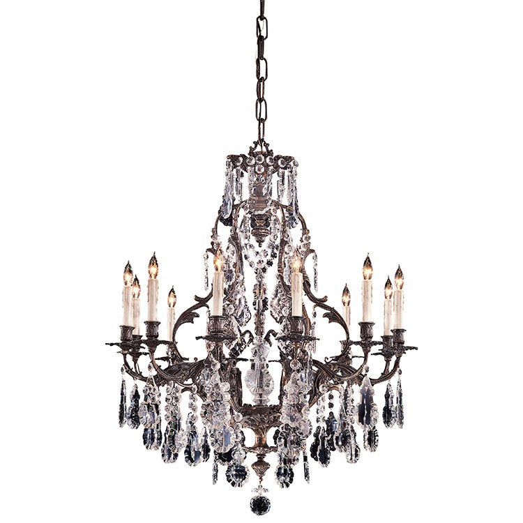 Crystal Collection Twelve-Light Chandelier - Frankwebs