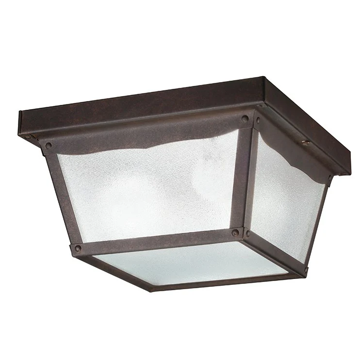 Two-Light Outdoor Flush Mount Ceiling Fixture - Frankwebs