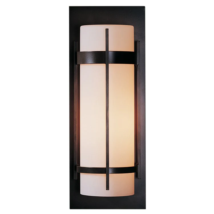 Banded Single-Light Large Outdoor Wall Sconce - Frankwebs