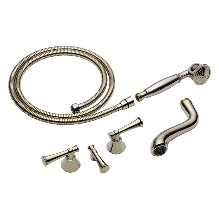 Baliza Two Handle Freestanding/Wall Mount Tub Filler with Handshower - Frankwebs
