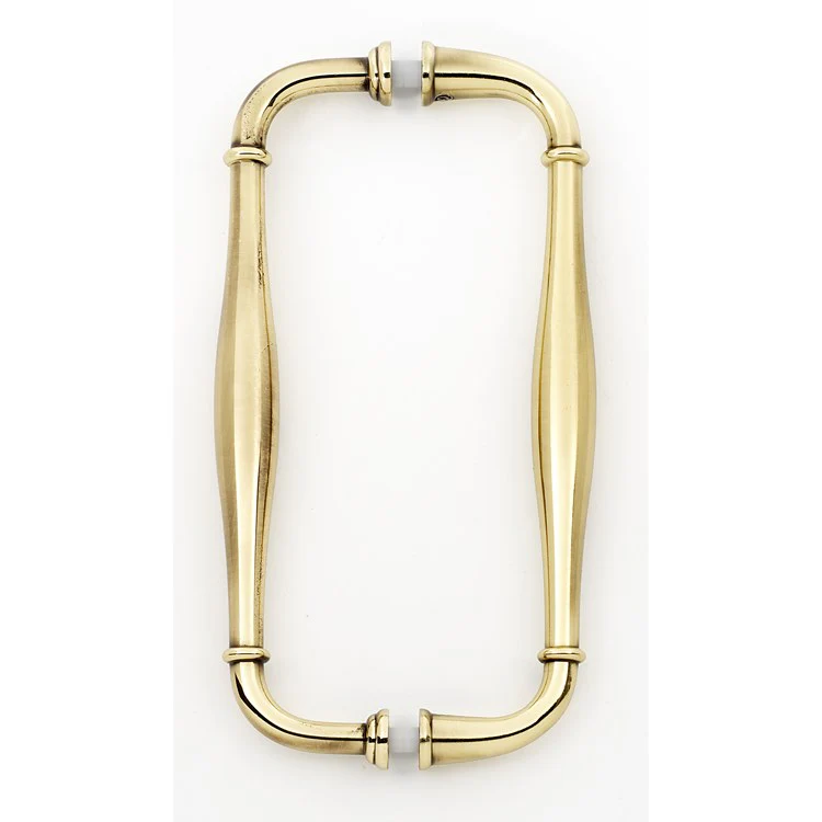 Pull Charlie's Back to Back Antique English Brass 8 Inch 8-5/8 Inch 1-1/2 Inch - Frankwebs