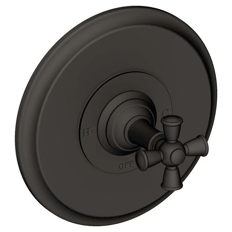 Pressure Balance Valve Trim Aylesbury Round 1 Cross Antique Copper ADA Depth 4 Inch - Frankwebs