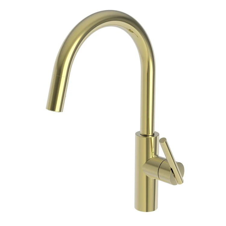 Kitchen Faucet East Linear 1 Lever ADA English Bronze Pull Down Spout Height 9-3/5 Inch 1.8 Gallons per Minute - Frankwebs