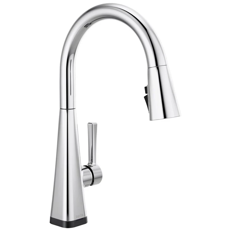 Kitchen Faucet Lenta 1 Lever ADA Chrome Pull Down 1.8 Gallons per Minute - Frankwebs
