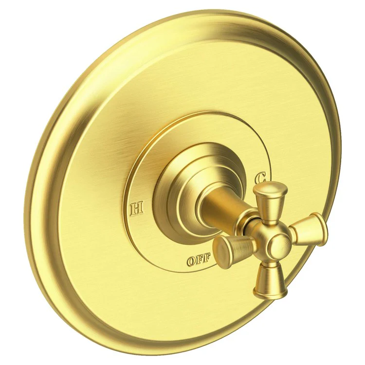 Pressure Balance Valve Trim Aylesbury Round 1 Cross Antique Copper ADA Depth 4 Inch - Frankwebs