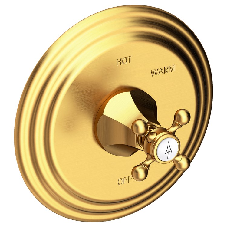 Pressure Balance Valve Trim Metropole Arrow Insert 1 Cross English Bronze ADA Depth 3-5/8 Inch - Frankwebs