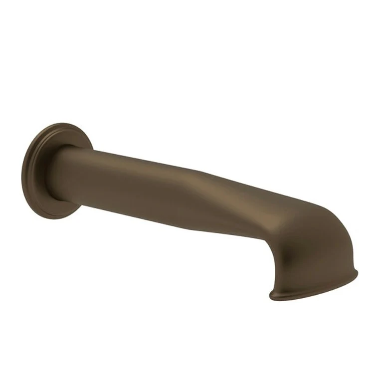 Tub Spout Edwardian Low Level English Bronze 8 Inch 16-20 Gallons per Minute Brass - Frankwebs