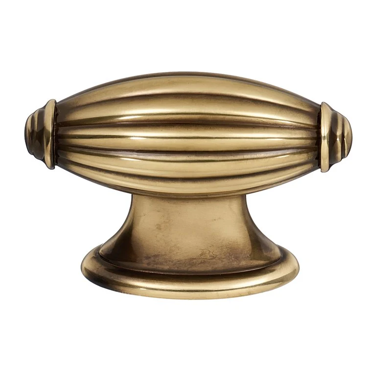 Knob Tuscany Antique English Matte Brass 1-7/8 Inch 1-1/4 Inch 1-1/4 Inch - Frankwebs