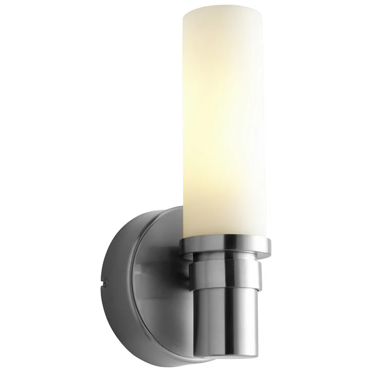 Pebble Single-Light Wall Sconce - Satin Nickel - Frankwebs