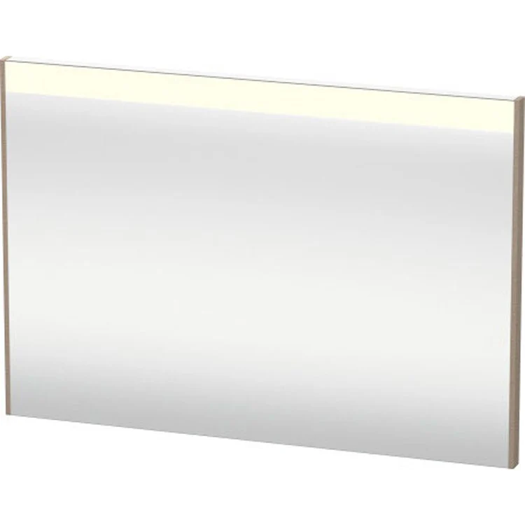 Mirror Brioso 27-1/2 x 40-1/8 Inch Basalt Matte with Lighting Rectangle 1-3/8 Inch - Frankwebs