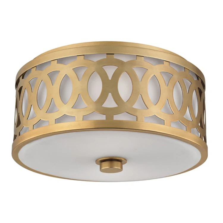 Genesee Two-Light Medium Flush Mount Ceiling Fixture - Frankwebs