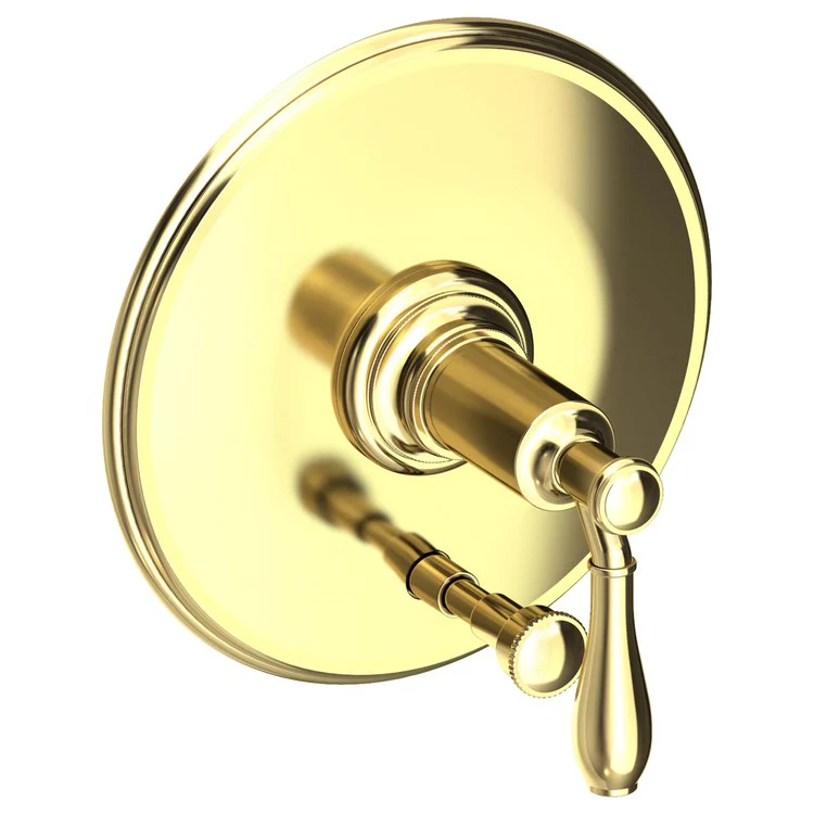Ithaca Pressure Balance Tub/Shower Valve Trim Only with Lever Handle - Antique Brass - Frankwebs