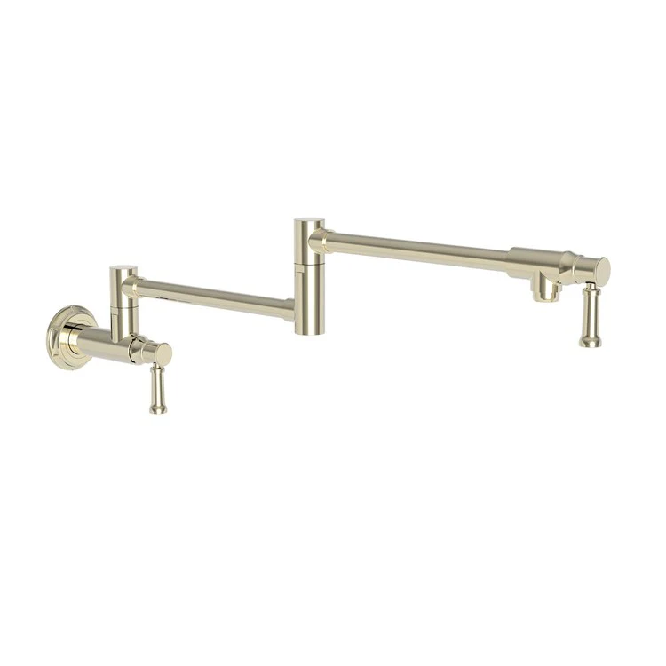 Pot Filler Gavin Wall Mount 2 Lever ADA Forever Brass PVD - Frankwebs