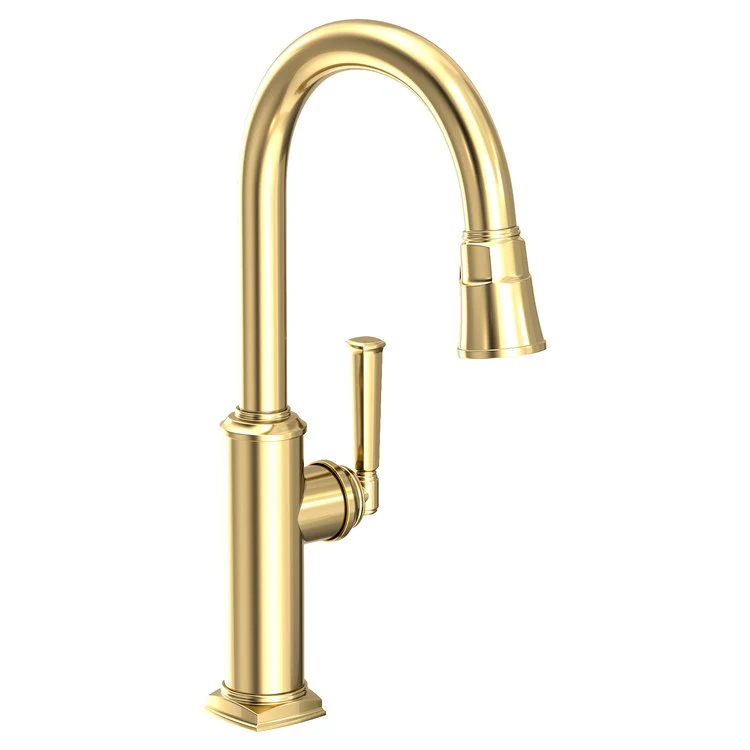 Kitchen Faucet Zemora 1 Lever ADA Antique Nickel Pull Down Spout Height 10-4/9 Inch 1.8 Gallons per Minute - Frankwebs