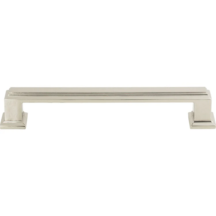 Drawer Pull Atlas Sutton Place Brushed Nickel Zinc Alloy 5-1/16 Inch - Frankwebs