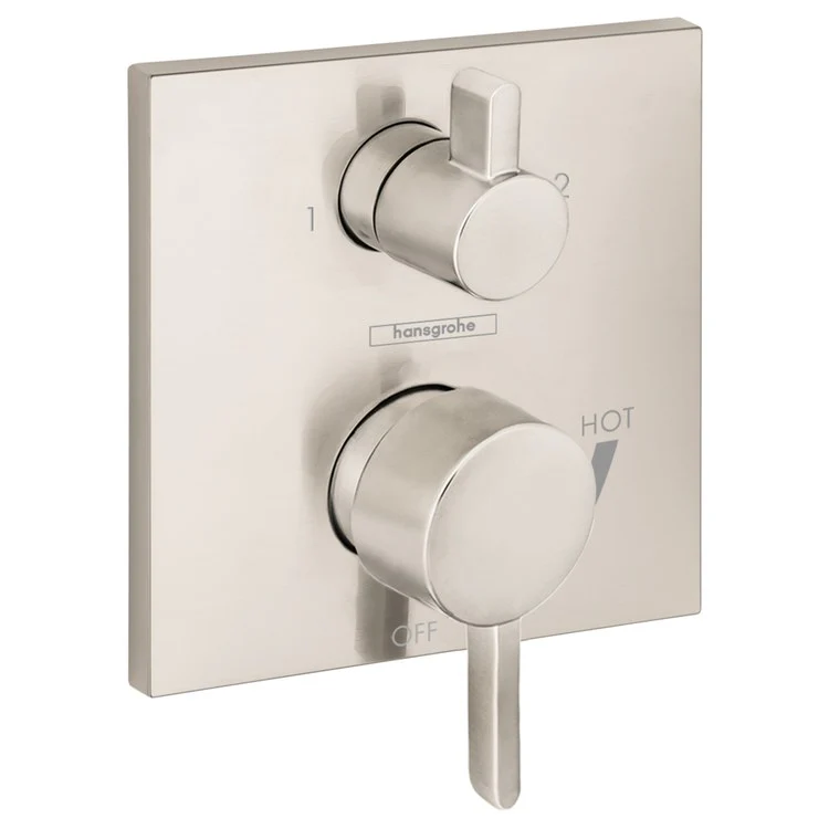 Pressure Balance Valve Trim Ecostat with Diverter 2 Lever Chrome ADA 4.5 Gallons per Minute - Frankwebs