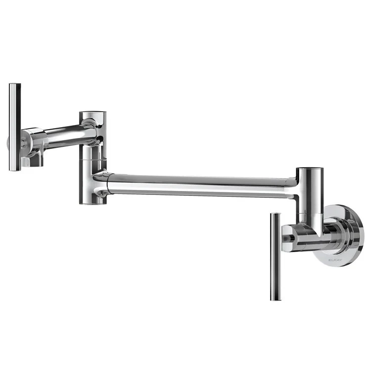 Pot Filler Avado Wall Mount 2 Lever ADA Chrome - Frankwebs