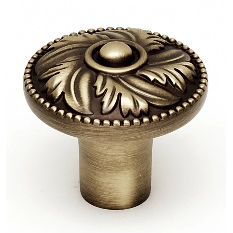 Knob Hickory Round Satin Nickel Brass 1-1/4 Inch 1-1/4 Inch 1-1/2 Inch - Frankwebs