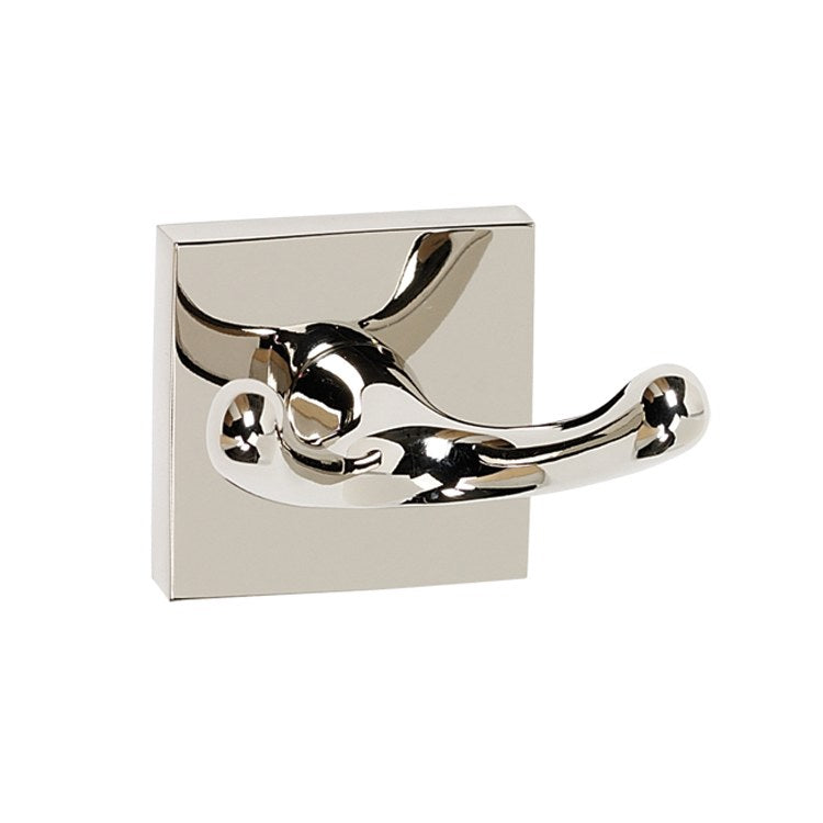 Robe Hook Contemporary ll Bath Double Polished Nickel 2 Inch 2-1/2 Inch Wall Mount Brass - Frankwebs