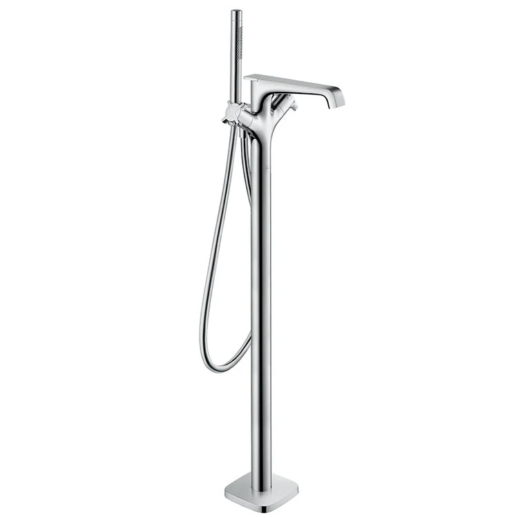 Citterio E Two Handle Floor-Mount Freestanding Tub Filler with Handshower - Frankwebs