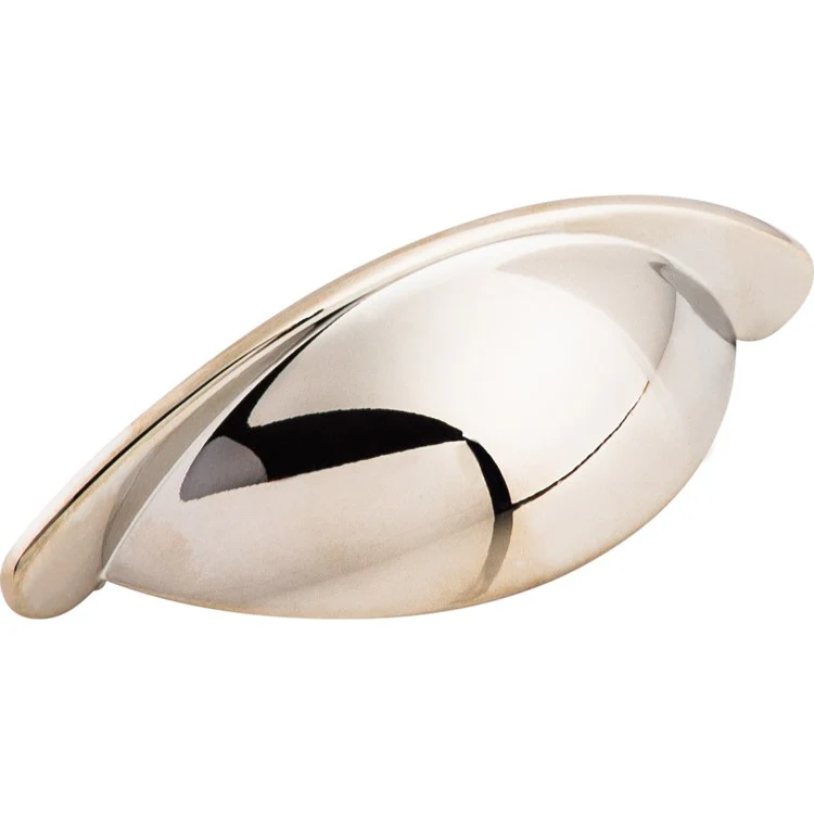 Pull Asbury Arendal Cup Polished Nickel Zinc Alloy 2-1/2 Inch 4-1/8x1-1/4 Inch - Frankwebs