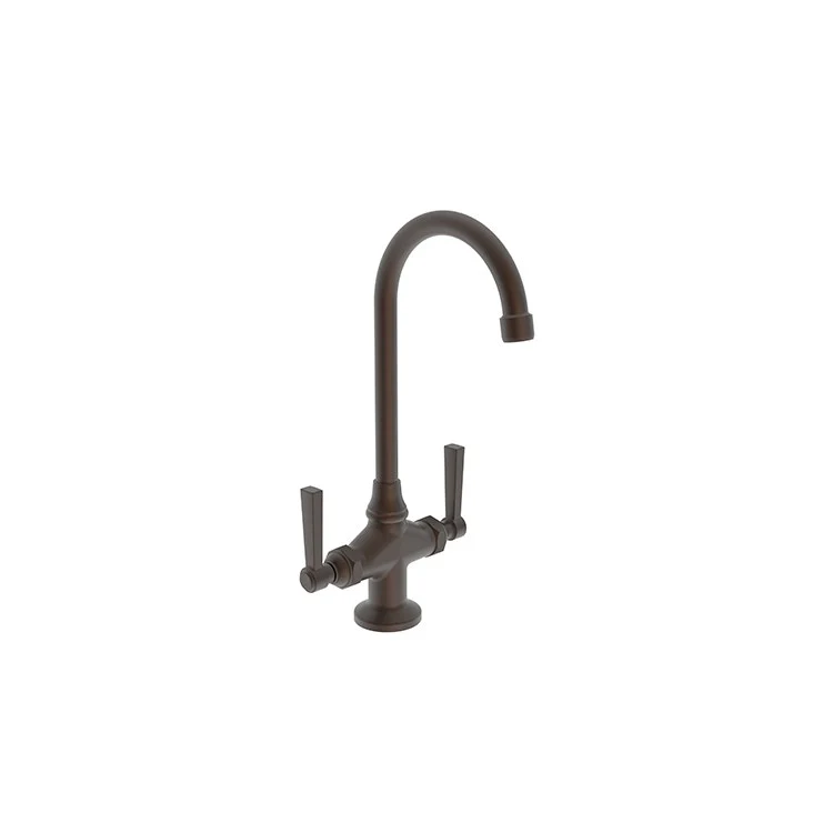 Bar Faucet Miro 2 Lever ADA English Bronze Spout Height 10 Inch - Frankwebs
