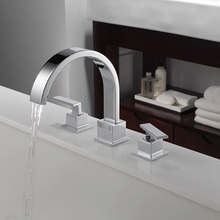 Vero Two Handle 3-Hole Roman Tub Faucet - Frankwebs