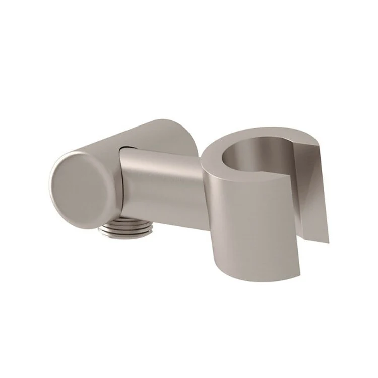 Handshower Holder with Outlet for Shower Arm Connection Polished Chrome Brass - Frankwebs