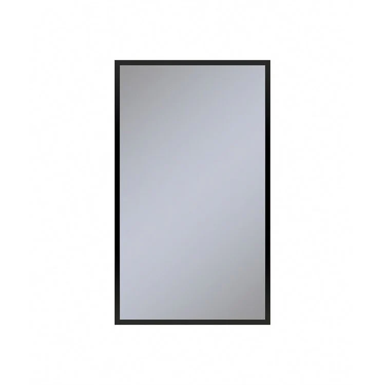 Medicine Cabinet Profiles 24W x 40H x 6D Inch 1 Doors Mirror Polished Nickel Flat Top Left Hand Side Electric - Frankwebs