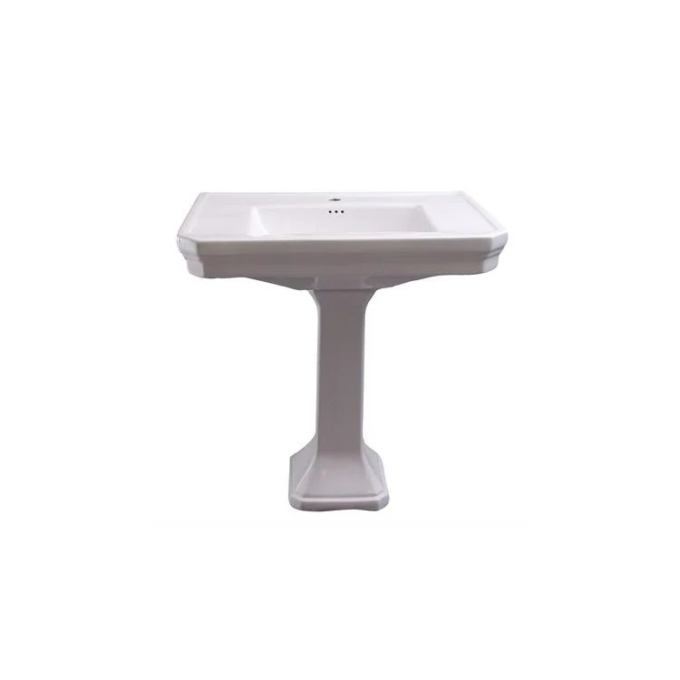 Pedestal White Corbin Vitreous China - Frankwebs