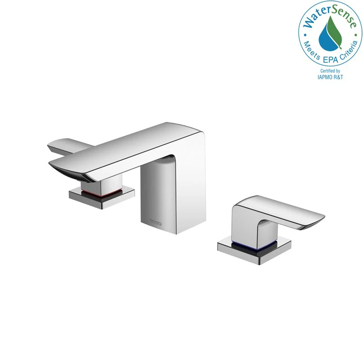 Lavatory Faucet GR Deck Mount Widespread 8 to 11 Inch Spread 2 Lever ADA CALGreen/WaterSense Brushed Nickel 1.2 Gallons per Minute - Frankwebs