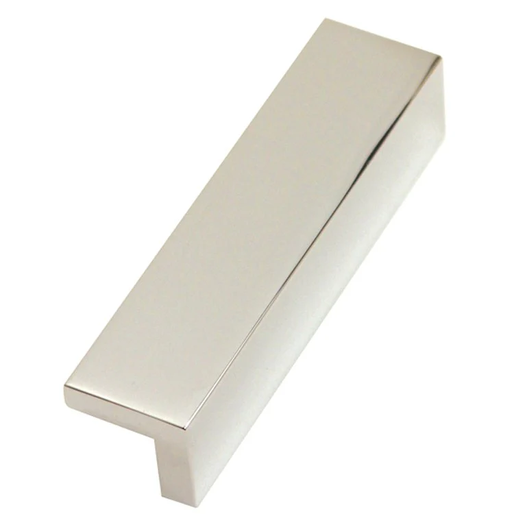 Pull Tab Pulls Polished Nickel Brass 4 Inch 4-1/2 Inch 7/8 Inch - Frankwebs