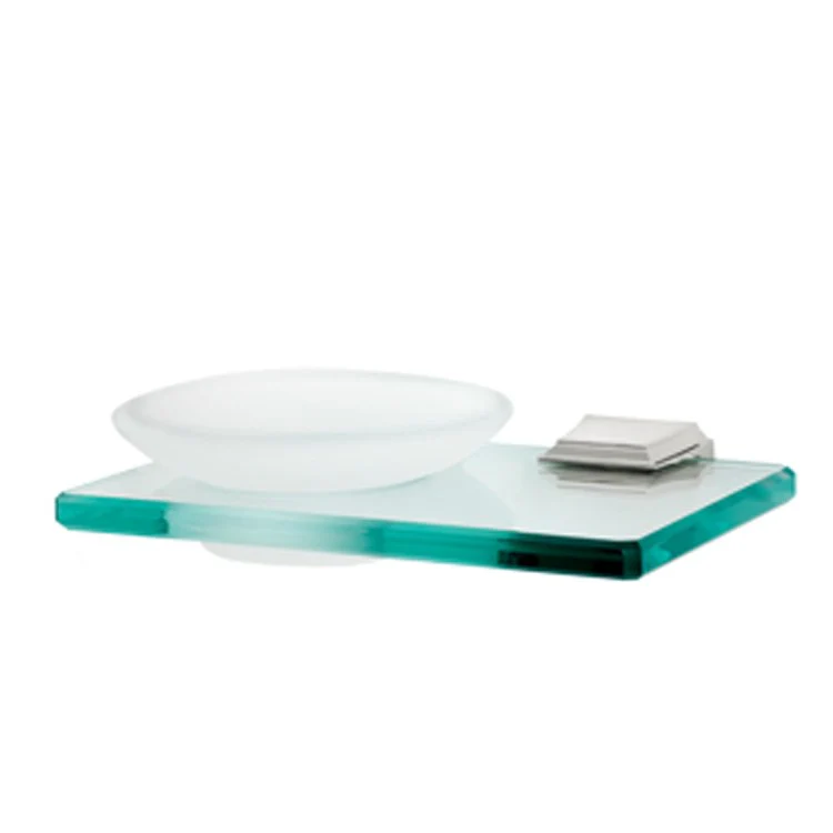 Soap Dish Geometric Bath Unlacquered Brass Concealed Wall Mount 4-5/8 x 6-3/4 Inch - Frankwebs