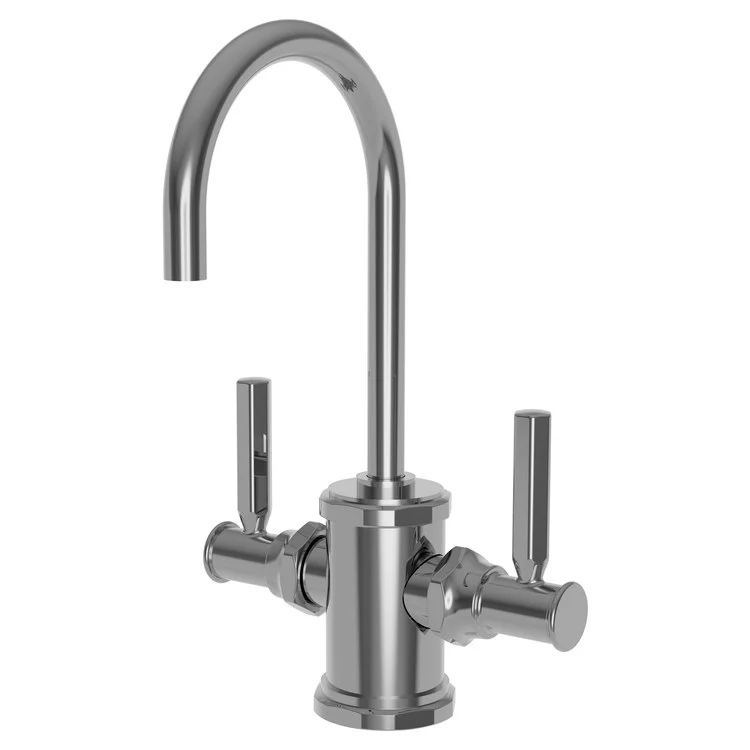 Water Dispenser Heaney Hot and Cold 2 Lever Gooseneck Matte White - Frankwebs