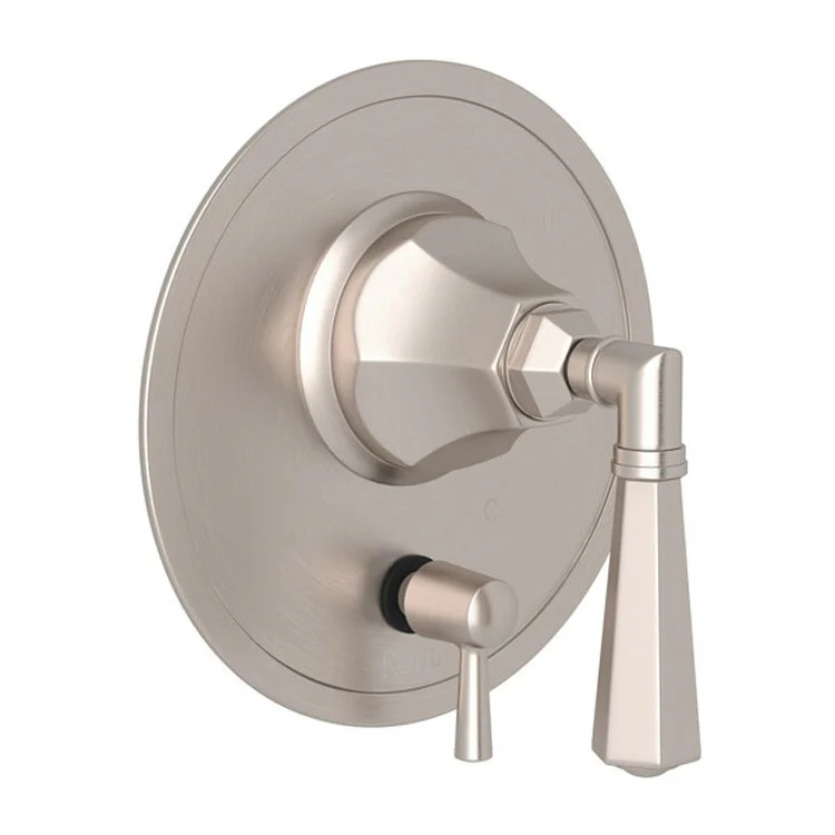 Pressure Balance Valve Trim Palladian with Diverter 1 Metal Lever Satin Nickel 5.5 Gallons per Minute - Frankwebs