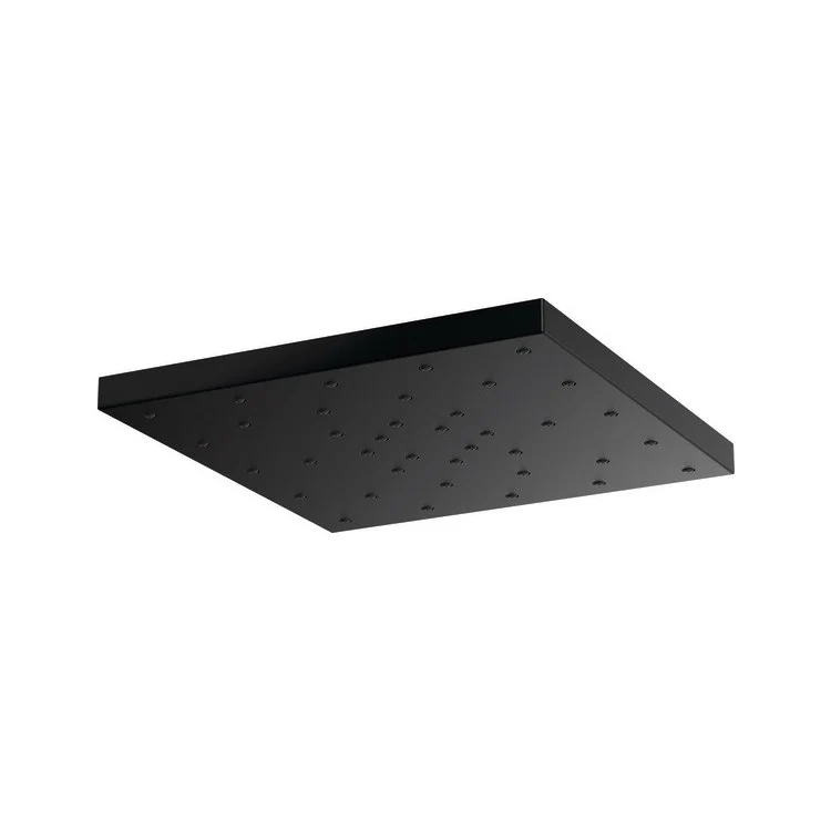 Showerhead Universal Showering 1 Function Linear Round Rain Can Brilliance Luxe Gold 14 Inch 1.75 Gallons per Minute Square H2OKinetic Drenching Spray - Frankwebs