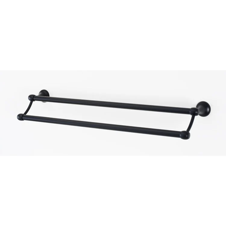 Towel Bar Royale Bath 24 Inch Double Satin Nickel Brass 5-9/16 Inch - Frankwebs