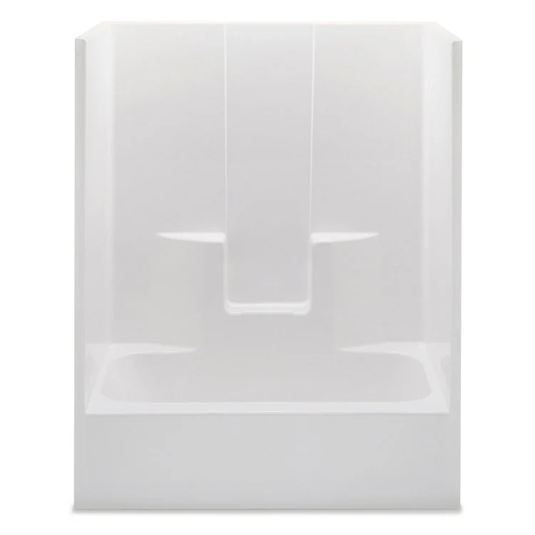 Tub and Shower Module Left Drain White 3 Shelves 42 Gallons 60 x 32 x 72 Inch - Frankwebs