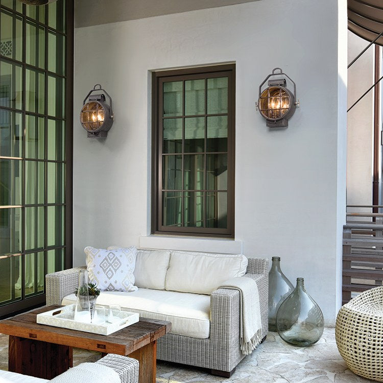 Point Lookout Two-Light Medium Outdoor Wall Lantern - Frankwebs