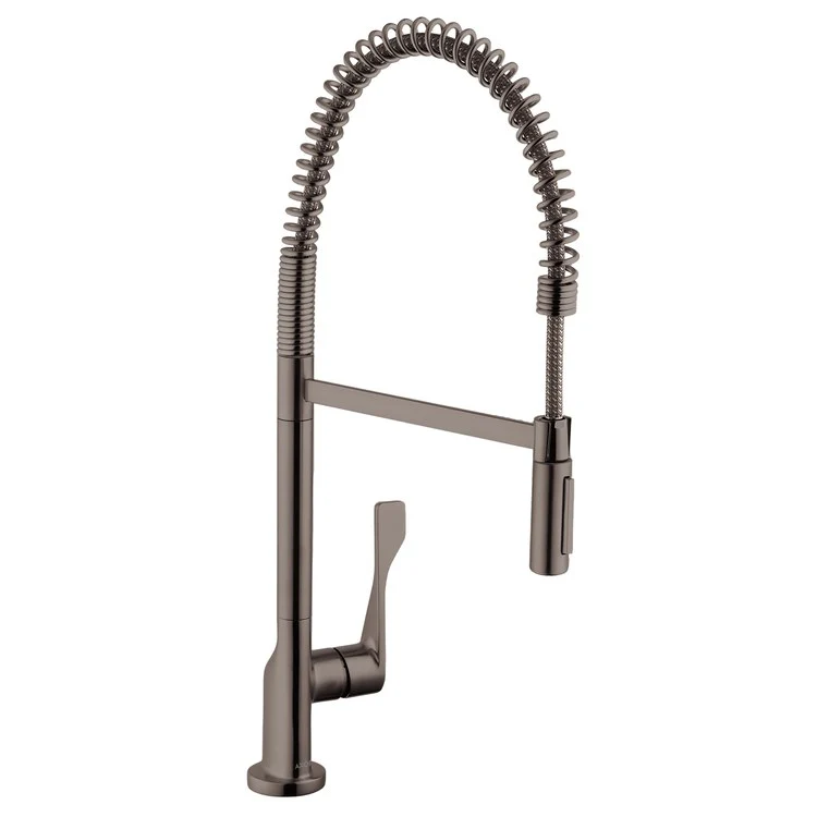 AXOR Citterio Kitchen Faucet with Pull-Out Spring Spout and Locking Spray Diverter - Frankwebs