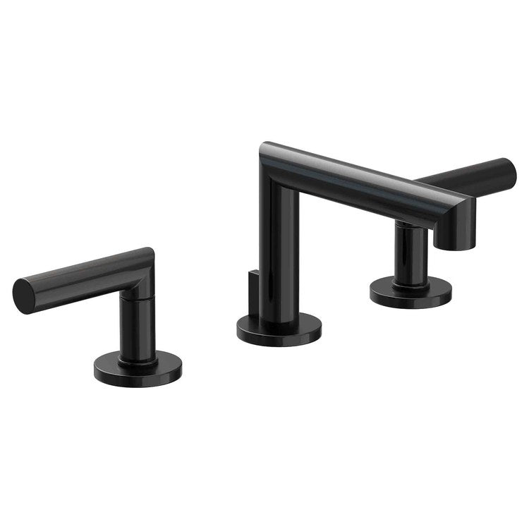 Lavatory Faucet Kirsi Widespread 8 to 20 Inch Spread 2 Lever ADA Oil Rubbed Bronze 1.2 Gallons per Minute Brass Spout Height 3-1/8 Inch - Frankwebs